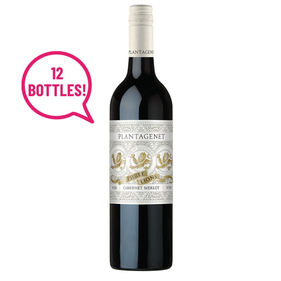 Plantagenet Three Lions Cabernet Merlot 2019 (x12)