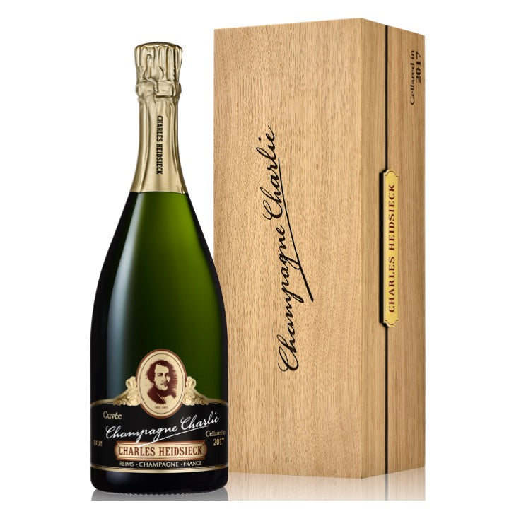 Charles Heidsieck Champagne Charlie (cellared in 2017 in wooden box)