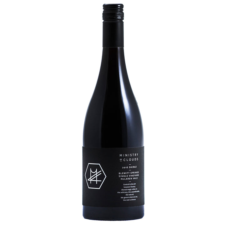 Ministry of Clouds Single Vineyard Shiraz Blewitt Spring 2016